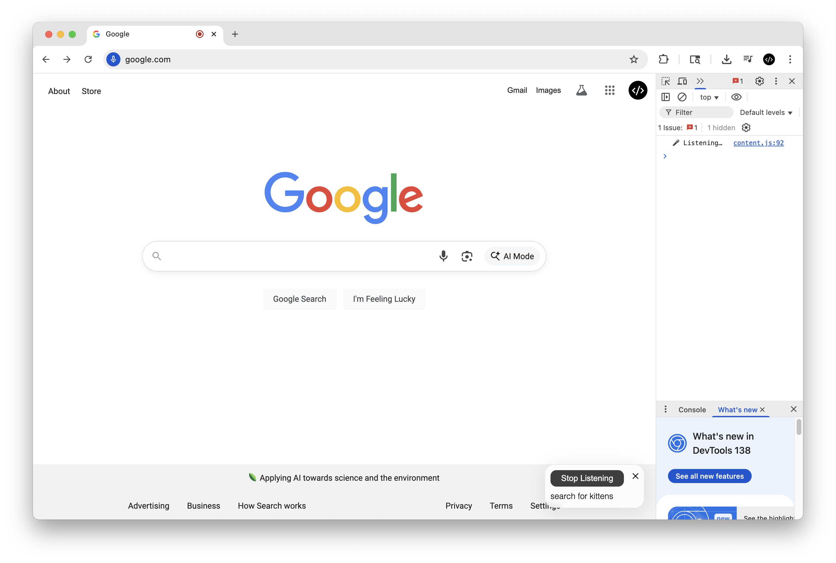 chrome voice assistant